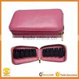 Pink Essential Oil Travel Carrying Cases Bag,leather Essential Oil Bottle Travel Organizer thumbnail-1
