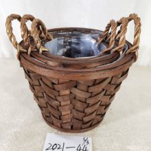 Willow Garden Basket Flower Pots For Fruit And Plant