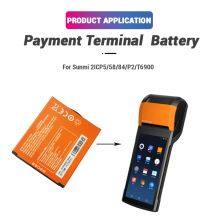 Li-polymer 7.6V 2480mAh Rechargeable Replacement 2ICP5 58 84 P2 T6900 Battery for Sunmi POS Payment Terminal thumbnail-3