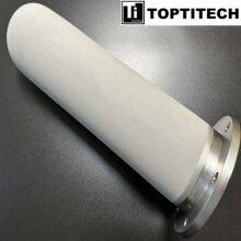1um 1 Micron Porous Metal Instrument Filters With Flange Interface Porous Titanium Filter Powder Metallurgy Filtration Porous Filter