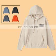 Wholesale Plus Size Polar Fleece Pocket Pullover Hoodie Custom Unisex Warm Long Sleeve Sweatshirts Polyester Hooded For Men thumbnail-1