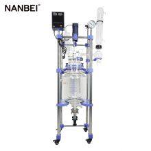 Industrial Chemical 10L Jacketed Glass Reactor Pilot Plant Reactor thumbnail-3