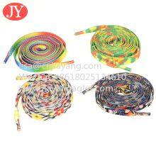 Hot Transfer Flat Shoelace Print Logo Sneaker Polyester Shoelace thumbnail-5