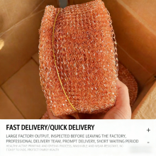 Factory Copper Mesh Scourer Kitchen Cleaning Ball Multi-Purpose for Home & Industrial Use thumbnail-4