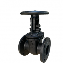 DN100 Cast Iron Gate Valve PN16 PN25 GOST Standard Flange End Gate Valve Factory thumbnail-1