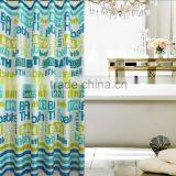 2016 Hot Sale Polyester Bubbles Printed Shower Curtain, Waterproof Bathromm Curtain thumbnail-3