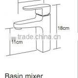 HD4901 35mm Watermark Australian Standards Quality Square Kitchen WELS Basin Flick Mixer Tap Faucet thumbnail-2