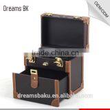 Hot Sale PVC Portable Beauty Bag With Mirror & Tray, PVC Cosmetic Makeup Display Case thumbnail-2