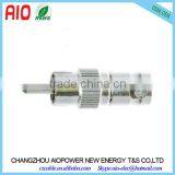 Straight Brass Coaxial Adapter BNC Female to RCA Male BNC to RCA thumbnail-2