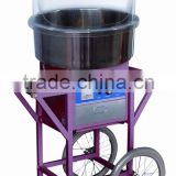 ZY-MJ500 automatic cotton candy machine with cart