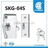 SKG-04S South America single swinging glass door lock with keys