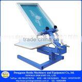 NS101 Manual Desk Top 1 Color 1 Station Adjustable Simply Silk Screen Printing Machine for Flat Surface Objects thumbnail-3