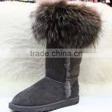 2016 HFUGG High Quality Sheepskin Snow Boots