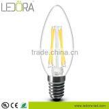 Hot 230V C35 3.5W E14 Dimmable LED Filament Candle Bulb With All Glass thumbnail-1