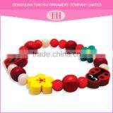 2016 Top Selling High Quality Good Luck Fancy Red Glitter Owl Chain Bracelet for Girls thumbnail-4
