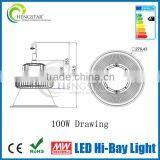 25degree 60degree 100degree Supermarket Illumination Black Color Meanwell Driver Outdoor Warehouse Led hi Bay Hangar Lighting thumbnail-4