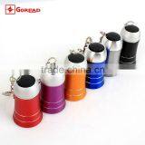 Goread 3LED Horn Aluminum Flashlight High Bright Gift Torch Led Keychain thumbnail-2
