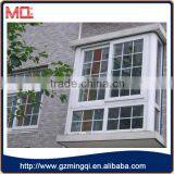 China upvc double sliding window with flyscreen