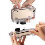 Extreme Sports Waterproof Case With 170 Degrees Wide Angle Lens for IPhone 6 & 6s, Compatible With Camera Accessories(Gold) thumbnail-3