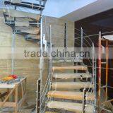 Customized Steel Curve Stairs Factory Supplier thumbnail-1