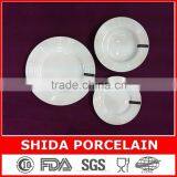 2015 New Super White Porcelain Embossed Plates thumbnail-2