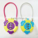 CJSJ Top Security Padlocks Cute New Combination Cable Lock thumbnail-2