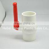 Factory Wholesale Pvc Water Pressure Reducing Valve Slip PVC Compact Ball Valve