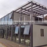 Prefabricated container shop, prefab house, modular house for commercial use, shop, sells center