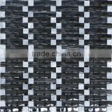 China Mosaic Wave Crystal Glass Mosaic Tile Wall Tile for Interior Wall BS013