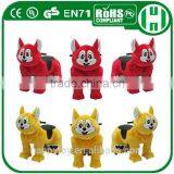 HI CE High Quality Funny Cartoon Electronic Coin System Riding Horse Toys for Girls thumbnail-1