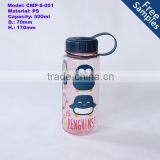 Foodgrade Bicycle Drinking Water Bottle,500ml Bpa Free Plastic Bottles,Portable BPA Free Water Bottle thumbnail-1