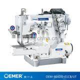 OEM-664DD-01CB/UT direct drive cylinder bed interlock cover stitch sewing machine with auto trimmer for underwear