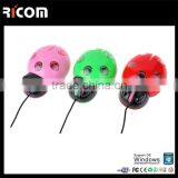 2015 New Fashion Light up Coccinella Shaped Mouse Funny Colorful USB Wired Computer Laptop Mouse,office Gift Items