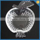 LXHY-T027 Decorative Apple Shape Mini Glass Fruit Plate
