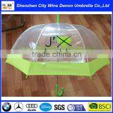 comfortable hook handle dome shape ozel seffaf semsiye clear/transparent umbrella