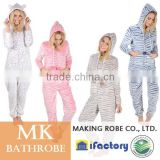 Adult Fleece Minion Pajamas for women