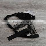 the Latest Baby Girls Hair Headband With Bowknot Headband Boutique Black Satin Baby Girls Elastic Headband thumbnail-2