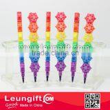 Chrismtas Snowflake Stackable Crayon 6pcs Coloring Pencil Quality Choice