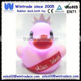 Plastic crown led duck bath gifts