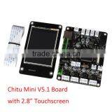 Extruder 3D Printer Kit Chitu Mini V5.1 Single Extruder Motherboard Thermistor With 2.8" Touch Screen