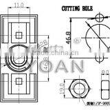 Zinc Alloy Handle Lock for ATM With Master Key thumbnail-3