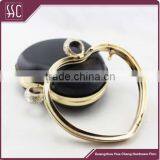 150*123mm Heart Shape Box Shell Purse Frame With Rhinestone Box Clutch Frame thumbnail-1