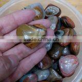 Lovely Small Quartz Polished Ocean Jasper Crystal Hearts Pendants thumbnail-3