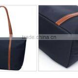 Hot Selling 2016 Nylon Leather Shopping Bag Simple Design Lady Tote thumbnail-2