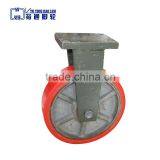 Polyurethane Wheels 12 Inch 3 Ton Heavy Duty pu Caster Wheel Heavy Duty Wheels pu Wheel thumbnail-2