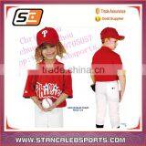 Custom Design Baby Kids Baseball Shirt Baseball Jersey Wholesale thumbnail-1
