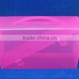 Plastic Clear Shoe Box With Handle thumbnail-1