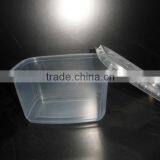 Transparent Rectangle Microwaveable Food Container 750ml PP Material thumbnail-1