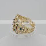 Fashion Jewelry Beautiful CZ Stone Gold Costume Jewelry Bracelet thumbnail-2