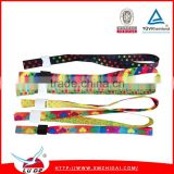 Gift packing and premium use custom printed polyester bracelet